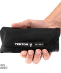 11 Pocket Stubby Wrench Roll Case For One Quarter To Three Quarters Inch SAE Wrenches With Secure Pouch And Size Markings Durable USA Made Tool Organizer For DIYers And Pro Mechanics On The Go held in hand