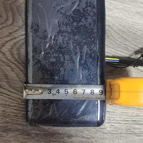 Cool LCD Speedometer Screen For Ebike 48-72V 6Pin Dash Display With Clear Data Readout That Plays Nice With Phase-Line Controllers Not RS485 Or Can, measured with tape
