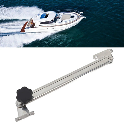 Stainless Steel 316 Marine Hatch Lid Stay Adjuster 8 To 14 Inches Boat Yacht Hatch Support with Plastic Knob