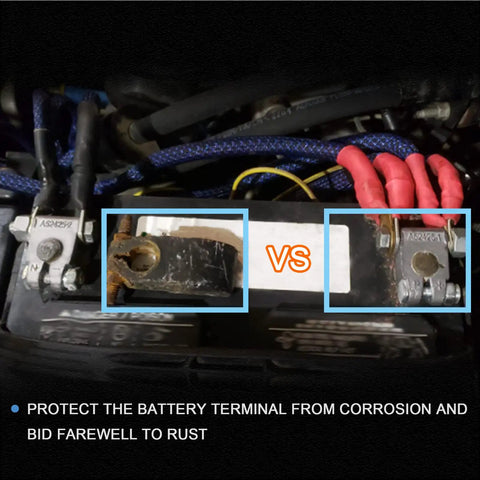 Heavy Duty Battery Terminals Set With Anti Corrosion Military Grade Quick Release Connectors For Marine Boats Cars RVs