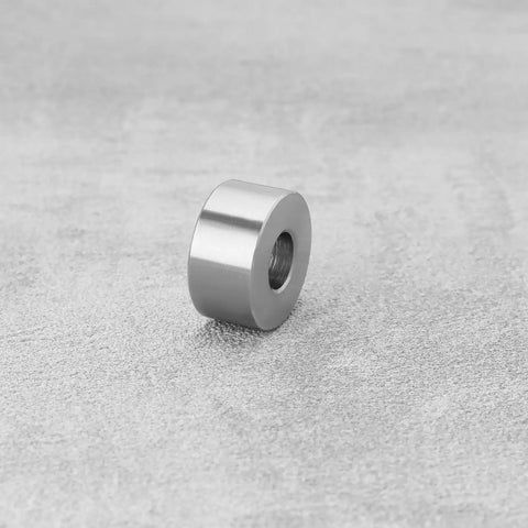 8Pcs 304 Stainless Steel Spacer Sleeves M8 Unthreaded Bushings Gaskets ID 8.2 X OD 20mm, Height 10mm on gray background