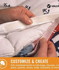 Foolproof Slap On Fabric Tape 24 Inches Long By Three Quarters Wide used for hemming clothing and craft projects.