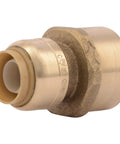 1/2 Inch To 3/4 Inch Push To Connect Brass Reducing Adapter FNPT Female End To Pipe Fitting For PEX Copper CPVC PE-RT HDPE