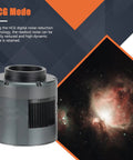 605MC Telescope Camera With IMX533 Sensor for deep sky astrophotography next to nebula image demonstrating high contrast capture