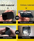 Comparison of ABS vs. ordinary materials for Rear Tow Hook Cover For Dodge Ram 1500 DT New Body Style Right Passenger Side.