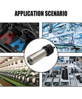 High Performance Water Cooled Spindle Equipped With Automatic Tool Change System And ISO20 Retainer in a CNC machining setup.