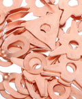 Iron Dent Puller Rings Kit 50-Piece Set For Car Body Repairs showing various shapes and sizes of repair rings