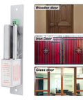 Heavy Duty 12 Volt Electric Drop Bolt Lock With Magnetic Deadbolt For Zero Fuss Commercial Door Access Control Setup And Straight Up Reliable Entry Security on various door types