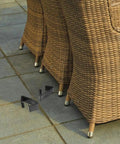 Patio Sofa Clips 4 Pack Outdoor Furniture Clamps For Rattan And Wicker Sectional Couch Connectors next to chairs