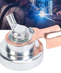 Heavy Duty Welding Magnetic Ground Clamp With Strong Holding Power For Fast Setup And Secure Fixture On Any Metal Work Surface To Boost Your Efficiency Today, close-up view of the magnet.