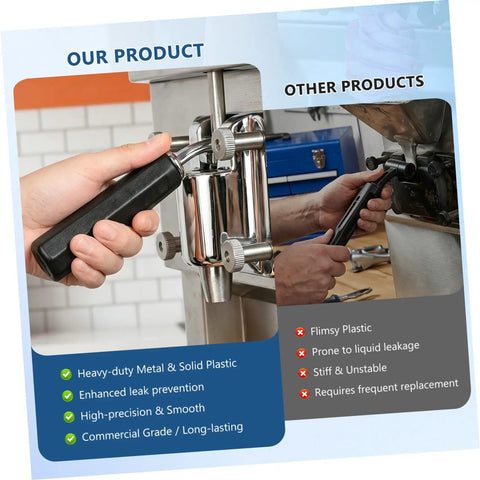 Ice Cream Maker Handle Replacement Part With Adjustable High Accuracy Lever For Precise Scoops Easy Install Must Have Plastic And Metal Kitchen Accessory For Home Use, black handle on metal ice cream machine