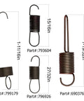 14-Piece Governor Spring Kit For Briggs And Stratton Small Engines Replacement Set Includes Choke Idle Air Vane And Link Springs