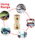 Flexible Shaft Coupler 2mm to 3mm 4 Pack Brass Motor Couplers With Screws And Allen Keys Built To Last High Hardness Shaft Adapters For DIY Projects And Stepper Or Servo Motors in use range