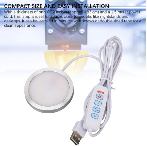 Plug In This 2 Pack USB Led Lamp Kit And Spice Up Your 3D Printer Setup With Three Adjustable Color Settings And An Ultra Slim Profile That Brings Serious Chill Vibe Lighting To Any Desk Or Dorm