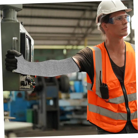Top Shelf Cut Resistant Arm Sleeves With Thumb Hole Kick Butt Against Sharp Edges And Maintain Cool Breathable Forearm Guards For Mechanics Gardeners Weekend Warriors Stay Protected No Matter How Hard You Hustle