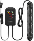 Revamp Your Tank With This No Drama 300W Submersible Aquarium Heater Engineered For 40 To 75 Gallon Freshwater And Saltwater Systems offering digital controls.