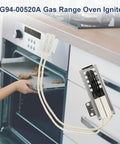 Durable Oven Igniter Replacement For Samsung Stove Models NX58F5500SS NX58H5600SS NX58H9500WS By LuxRilix in use