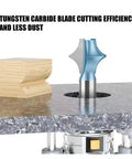 Cool Miter Frame Molding Router Bit With 12mm Or 1/2in Shank for crafting curved wood profiles, cutting through wood smoothly.