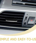 DIY Car Vent Clip Repair Kit For Air Conditioning Outlet Tab Black ABS PC Durable No Tools Front Dash Vent Clip For Auto Air Conditioning System Replacement And Easy Install on car dash vent