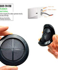 2 Inch Rubber Grommets For Wiring, 42 Mm Inside Diameter Double Sided Round Cable Hole Plugs, flexible rubber material in hand.