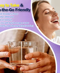 Woman taking Lithium Orotate Liquid Drops 20mg 11 In 1 Mood Boost Formula With NAC Magnesium Ashwagandha L Theanine Vitamin D3 B6 B12