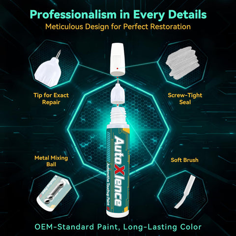 Chevrolet Shadow Gray Metallic Touch Up Paint Pen For Cars Exact Color Match Camaro Colorado Silverado Malibu Tahoe Suburban Express And More Automotive Scratch Repair And Scratch Remover Kit with 2-in-1 brush and fine tip features.