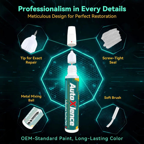 Lunar Rock Touch Up Paint Kit For Toyota Cars Exact Color Match 6X3 Car Paint Pen Scratch Repair DIY Finish For RAV4 4Runner