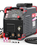 180 Amp DC Pulse TIG Welder With Cold Start And Large LED Display 5 In One DC HF TIG Pulse TIG Cold Spot TIG Stick Dual Voltage