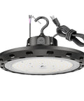 UFO LED High Bay Light 300W 5000K 0 To 10V Dimmable 45000LM Shop Light with US plug and IP65 ETL listed features