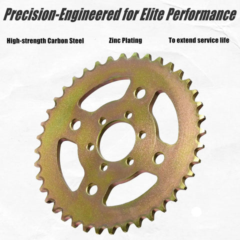 40T 6 Hole Rear Sprocket For 420 Chain High Speed Direct Fit For Coleman CT100U CC100X RB100 B100 Baja Doodle Bug DB30