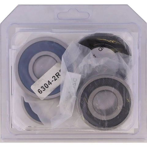 Heavy Duty Wheel Bearing Kit For Honda And Suzuki Double Row Type TC ABEC3 in packaging showing two rubber-sealed bearings