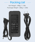 36V 6A Power Supply GaN Adapter Delivers 216W High Efficiency For Amplifiers, Active Speakers, LED Strips, And 3D Printers, Universal 100 To 240V Input, Stable High Current DC Output, Low Heat, Reliable Performance; GaN adapter with cable and plug