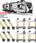 Beefed Up Heavy Duty Trailer Shackle Upgrade Kit For CRE3000 Stock And Equaflex 2.25 Inch Shackles with tandem axle truck