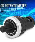 Two Pack Panel Mount 10K Potentiometer For VSD And VFD Rotary Variable Frequency Drive Tough As Nails Precise Resistance Control
