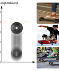 4 Pack 52mm Skateboard Wheels With Bearings 95A Hardness Durable Street Trick Wheels For Street Skating Longboard Cruiser Set Rebound