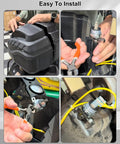 Installation of Air Compressor Pressure Switch 135 165 Psi 120V Replacement for 30 Gallon Tanks on a compressor unit.