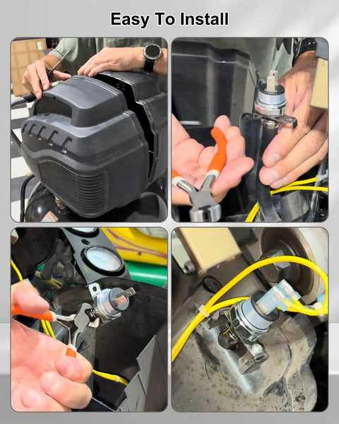 Installation of Air Compressor Pressure Switch 135 165 Psi 120V Replacement for 30 Gallon Tanks on a compressor unit.