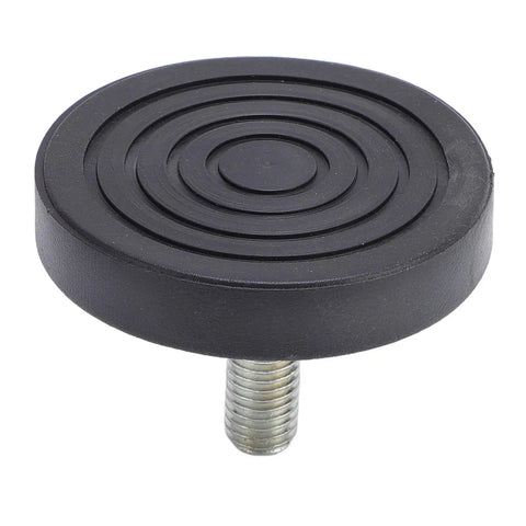 Heavy Duty Rubber Feet Levelers For Furniture Protection And Stability 58mm Diameter Screw On No Slip Floor Protectors For Chairs Tables And Desks