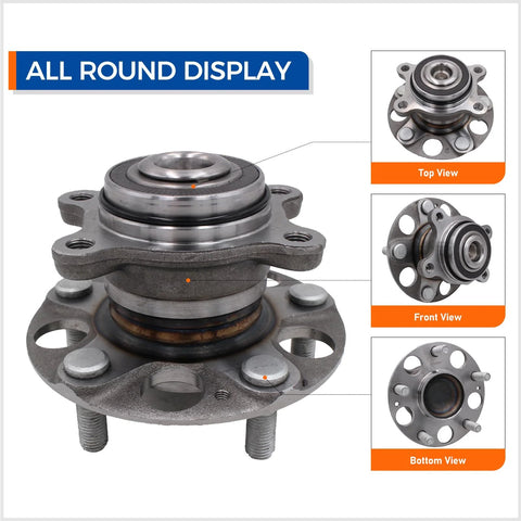 New Rear Wheel Hub Bearing Assembly For 2006 To 2011 Honda Civic LX GX DX With Encoder ABS Direct Fit Replacement OEM Equivalent