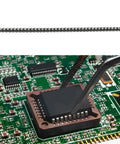 10 Pcs 40 Pin 2.54mm Pitch PCB Connector Socket, Single Row Headers for PCBs; header strip and soldering on board