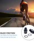 Titanium Bike Pedal Extenders 16mm and 20mm With Washers For Nine Sixteenth Inch Threaded Pedals Boost Comfort On MTB BMX Road Bicycles