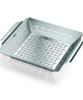 Deluxe Stainless Steel Grilling Basket For Vegetables And Seafood Grilling Small Foods A Durable BBQ Accessory
