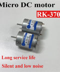 Built Tough Rk370 Dc Motor 6V 12V 24V 6000 8500Rpm High Speed Strong Magnetic Electric Machinery Component For Knockout Performance And Smooth Rotating Operation, two micro DC motors.