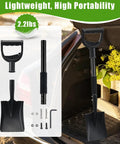 Compact 31 Inch Metal Square Shovel With D Handle For Edging Digging Trenching And Transplanting In Lawns Garden Beds Beach.