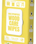 Let Go Of Dust And Grime With These Multi Purpose Wood Cleaning Wipes That Pack A Light Lemon Punch And Make Your Furniture Shine Without Any Extra Hustle. Pack of 75 wipes, each 7x8 inches.