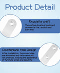 Tough As Nails 304 Stainless Steel Flat Mending Plates showcasing countersunk hole design and smooth surface finish.