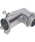 Rock Solid 90 Degree Squeeze Connector For 1/2 Inch Ac Mc And Flexible Metal Conduit, die cast zinc alloy elbow fitting.