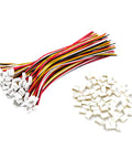 60 Pairs 28 AWG 150mm 1.5mm Pitch 4 Pin Female And Male Wire Connectors ZH Series For RC Toys, PCBs
