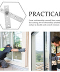 Heavy Duty Door Pivot Hinges With 360 Degree Rotation For Wooden Doors 2 Pack Stainless Steel Concealed Central Hinges Built To Last