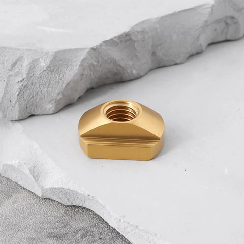 Solid M8 Brass Hydrofoil T Nuts For Water Sports Tracks 4 Pack Marine Grade Hardware 20x14mm for windsurfing gear.